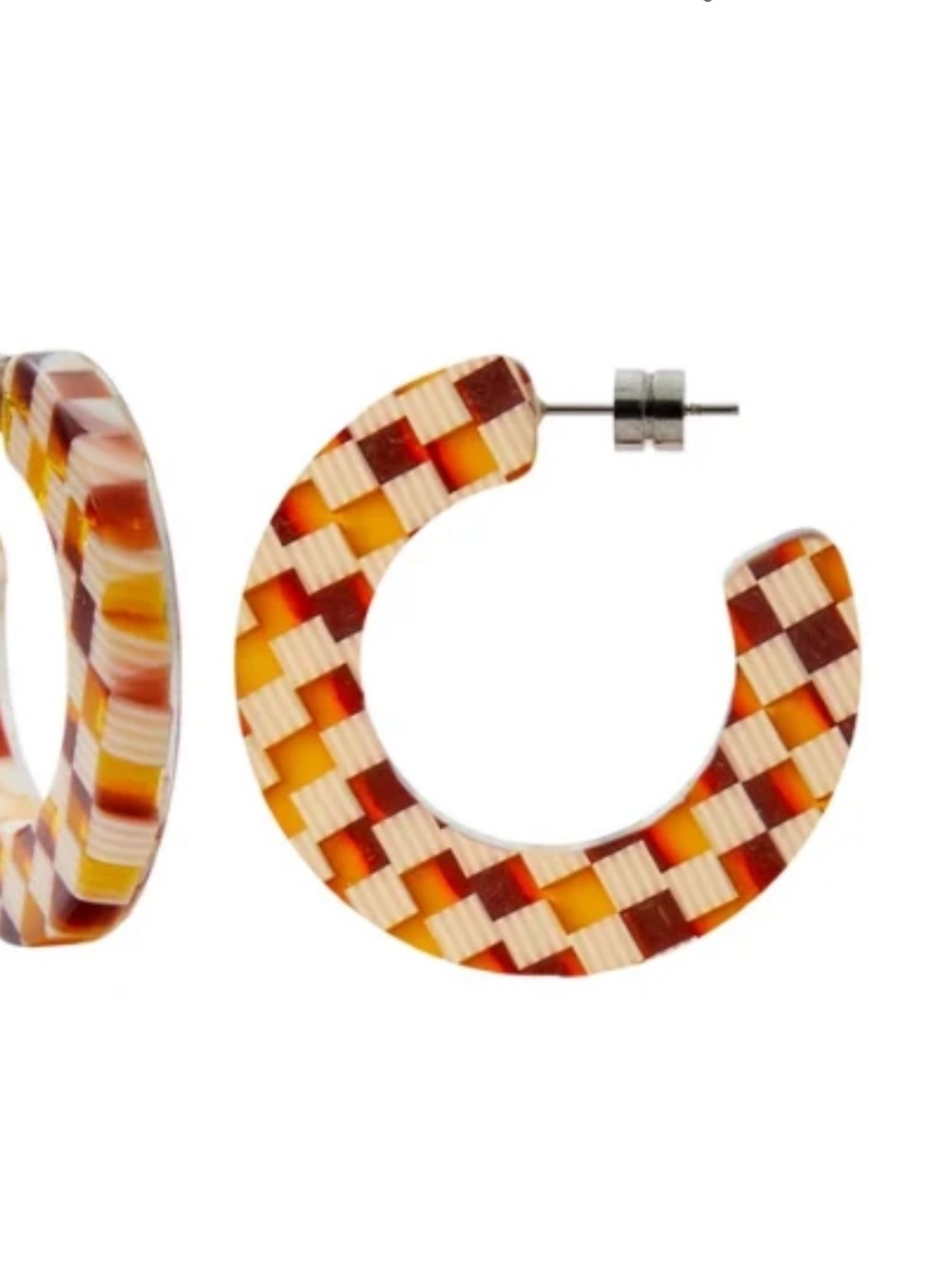 Machete earrings Kate hoops vintage style